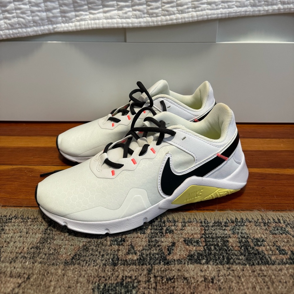 Nike Legend Essential 2 'Summit White Black Yellow'